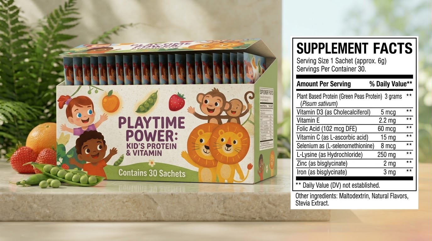 Box with supplement facts